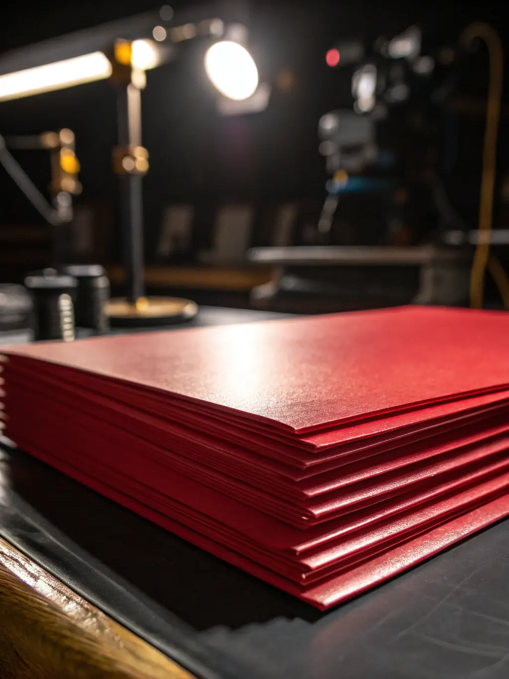 A stack of premium quality matte photo paper, displayed with a printed photograph on top to highlight the paper's texture and finish.